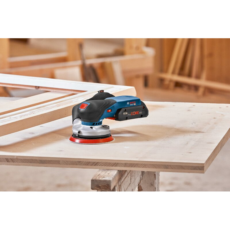 BOSCH Шліфмашина ексцентрикова акумуляторна GEX 18V-125 соло (0601372201)