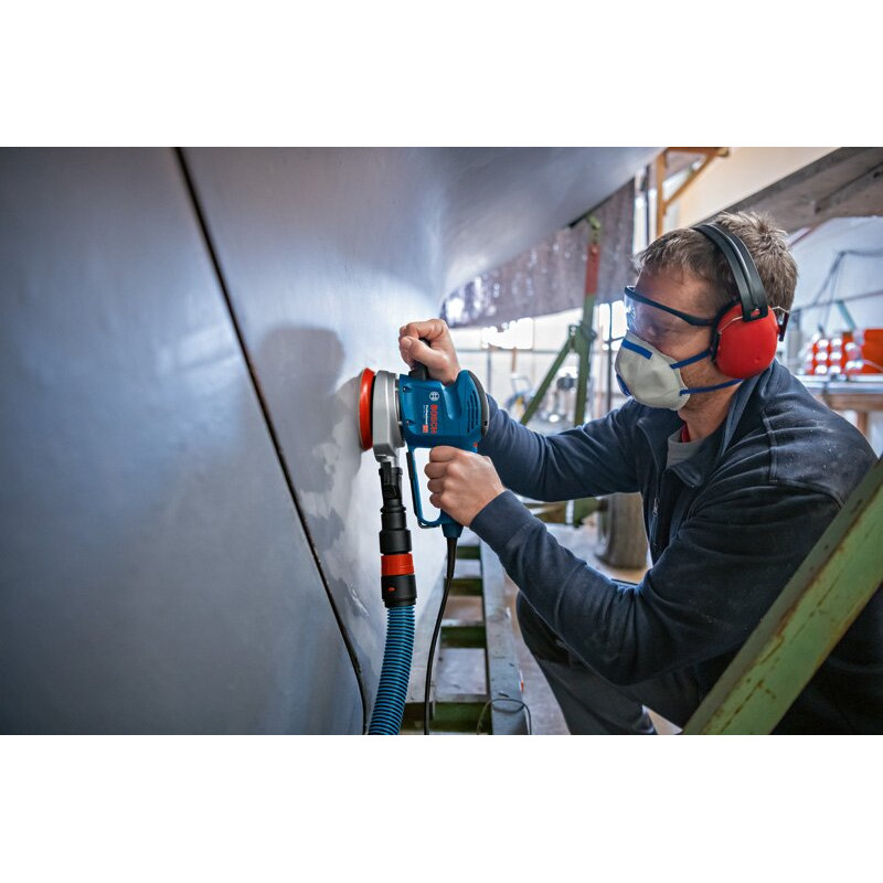 BOSCH Шліфмашина ексцентрикова GEX 34-125, 340Вт, 125мм, 12000об•хв, 2.4кг (0601372300)