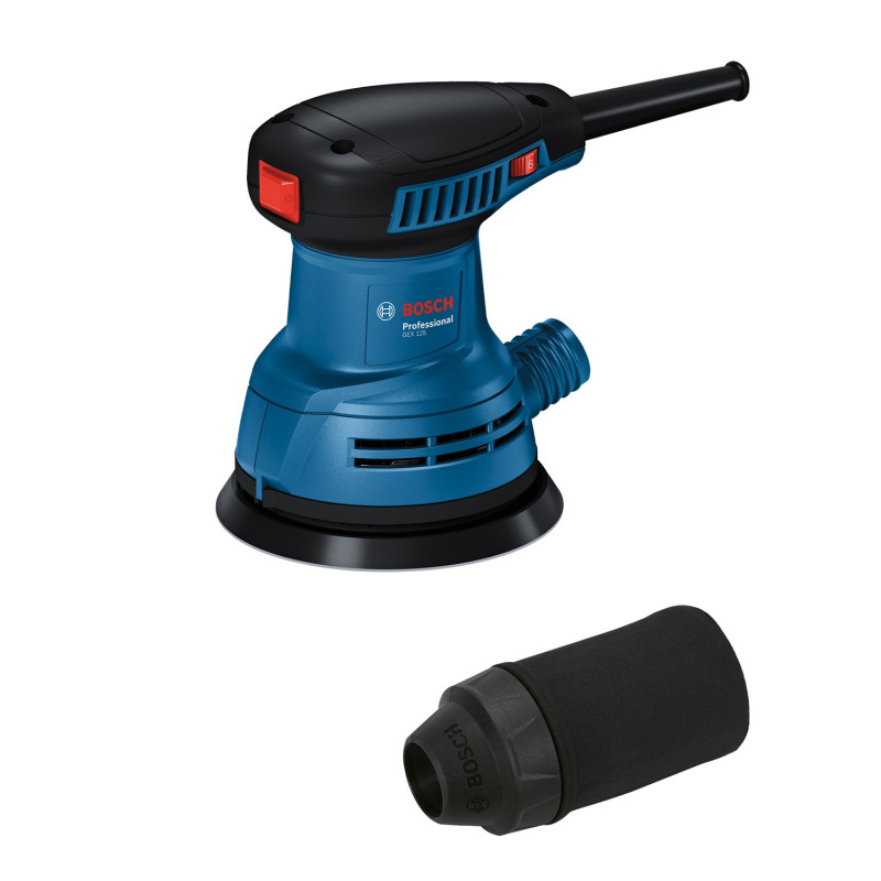 BOSCH Шліфмашина ексцентрикова GEX 125 250Вт 125 мм 7500-12000об·хв 1.4кг (06013A8020)