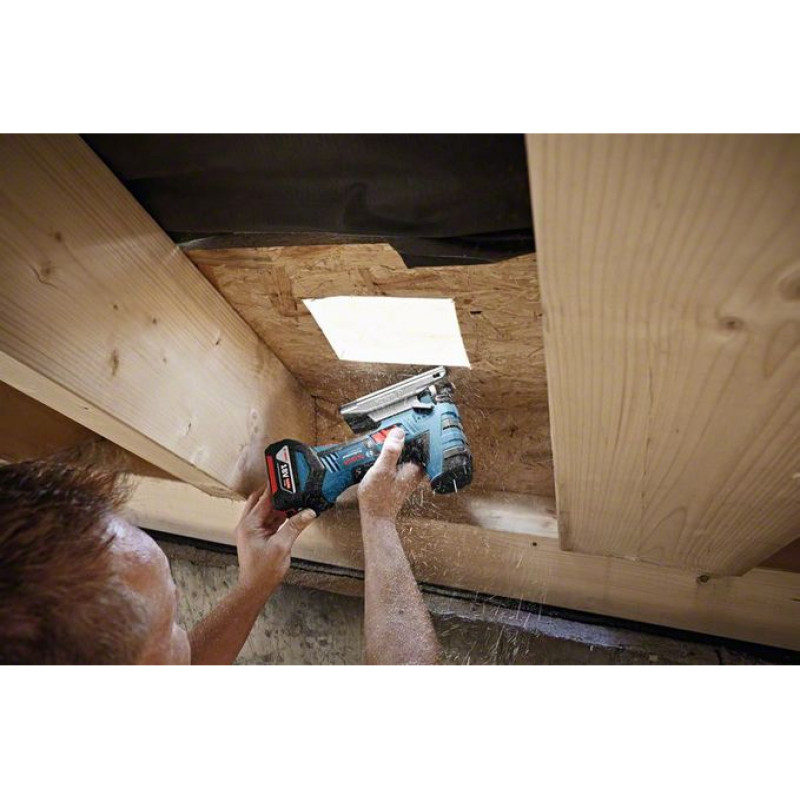 BOSCH Лобзик GST 18 V-LI S акумуляторний 18В 0-2700об·хв хід 23мм 2.4кг без АКБ та ЗП (06015A5100)
