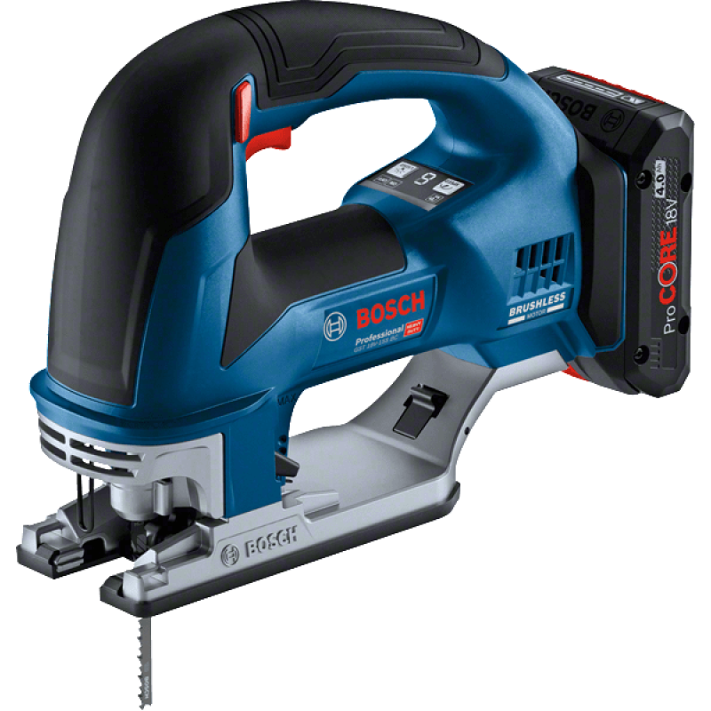 BOSCH Лобзик GST 18V-155 BC, 3800 об/хв, без АКБ и ЗП (06015B1001)