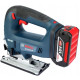 BOSCH Лобзик GST 185-LI, акумуляторний 18В, Акб 4Аг, 0-3500 об/хв, хід 26мм, кейс, 2кг (06015B3023)