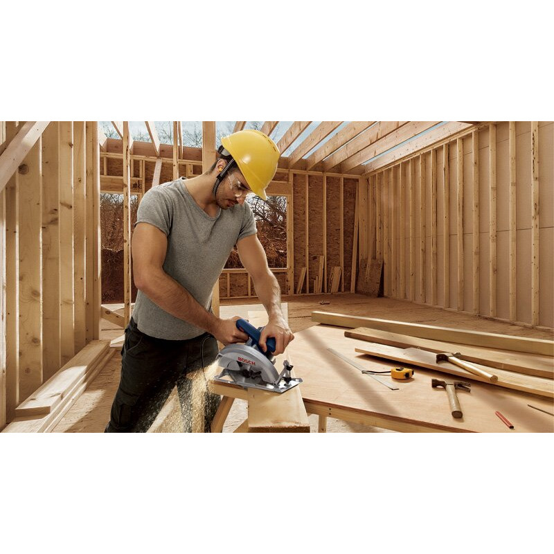 BOSCH Пила дискова GKS 140 1400Вт 184мм 3.7кг 20мм + пиляльний диск Eco for wood (06016B3020)