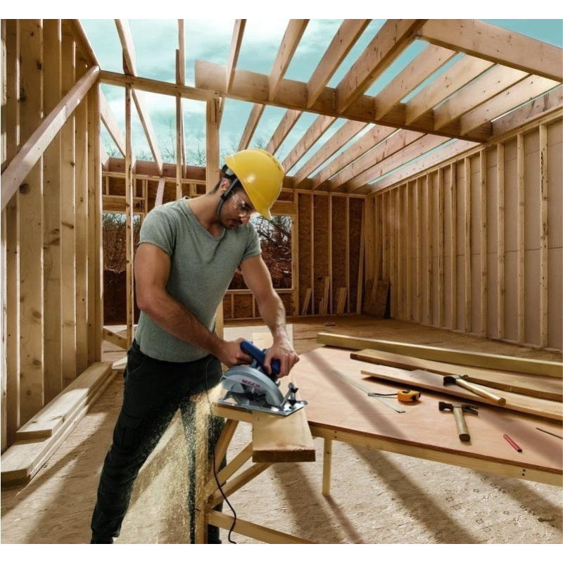BOSCH Пила дискова GKS 140 1400Вт 184мм 3.7кг 20мм + пиляльний диск Eco for wood (06016B3020)