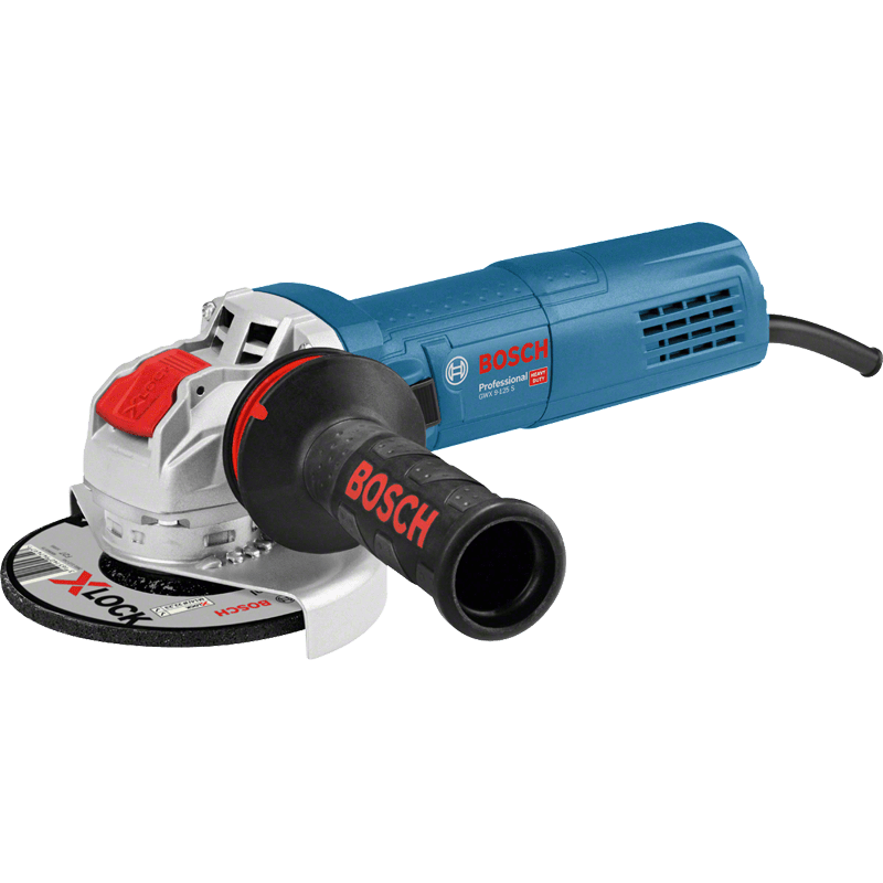 BOSCH Шлифмашина угловая (болгарка) GWX 9-125 S X-LOCK, 125мм, 900Вт, 2800-11500об•хв, 2.1кг (06017B2000)