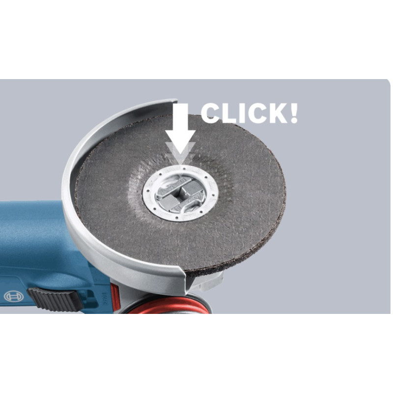 BOSCH Кутова шліфувальна машина (болгарка) GWS 13-125 S X-LOCK , 125мм, 1300Вт, 2800-11500 об/мин (06017B6002)
