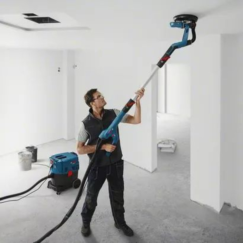 BOSCH Шліфувальна машина для стін та стелі GTR 550, 550 Вт,340-910 об/хв, 225мм, 4.8 кг (06017D4020)