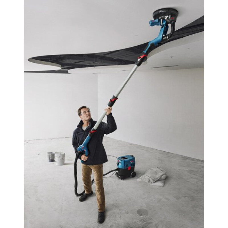 BOSCH Шліфувальна машина для стін та стелі GTR 550, 550 Вт,340-910 об/хв, 225мм, 4.8 кг (06017D4020)