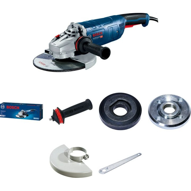 BOSCH Шліфмашина кутова GWS 24-230 P 230мм 2400Вт 8500об·хв 5.7кг (06018C3100)
