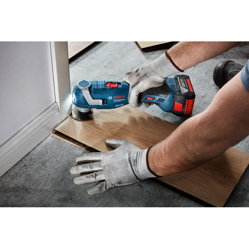 BOSCH Багатофункціональний інструмент реноватор GOP 185-LI Professional SOLO 18.0 V-Li 20000об·хв 1.2кг без АКБ та ЗП (06018G2020)