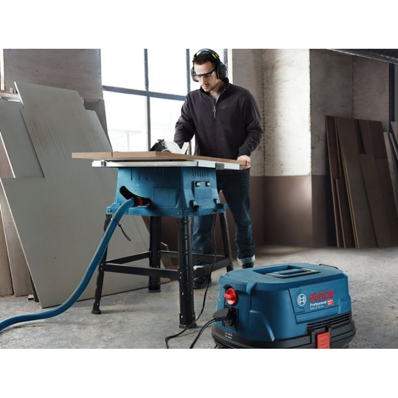 BOSCH Пилосос професійний GAS 12-25 PL, 1350Вт, 200мБар, контейнер 25л, НЕРА Н13, 9кг (060197C100)