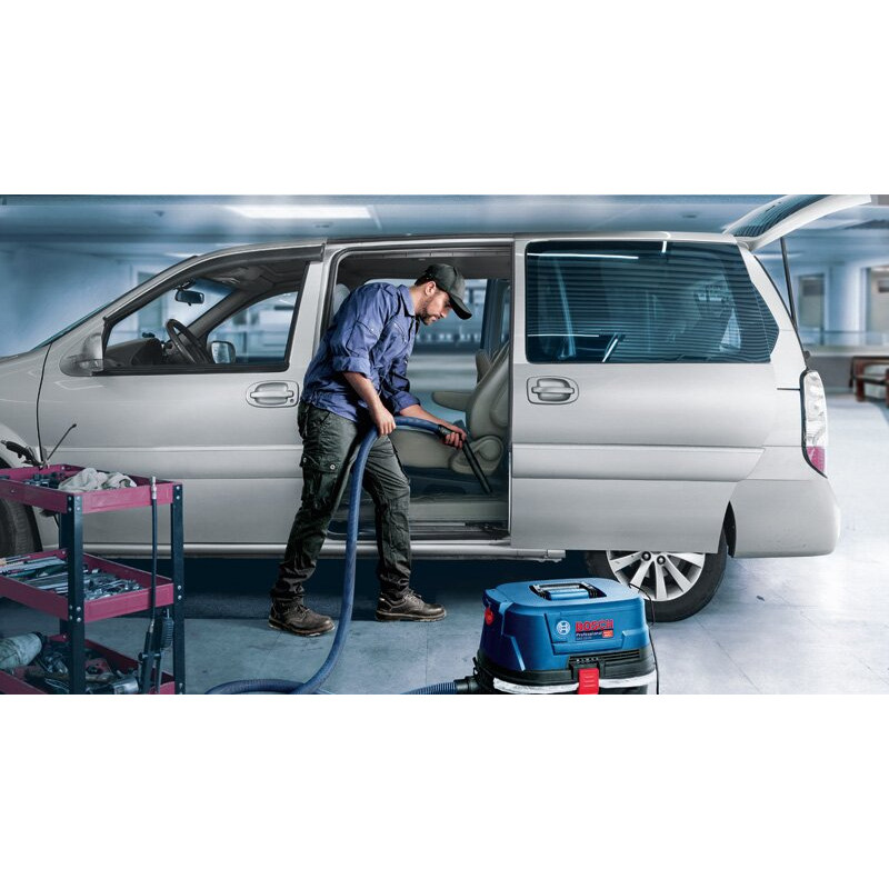 BOSCH Пилосос професійний GAS 12-25 PL, 1350Вт, 200мБар, контейнер 25л, НЕРА Н13, 9кг (060197C100)