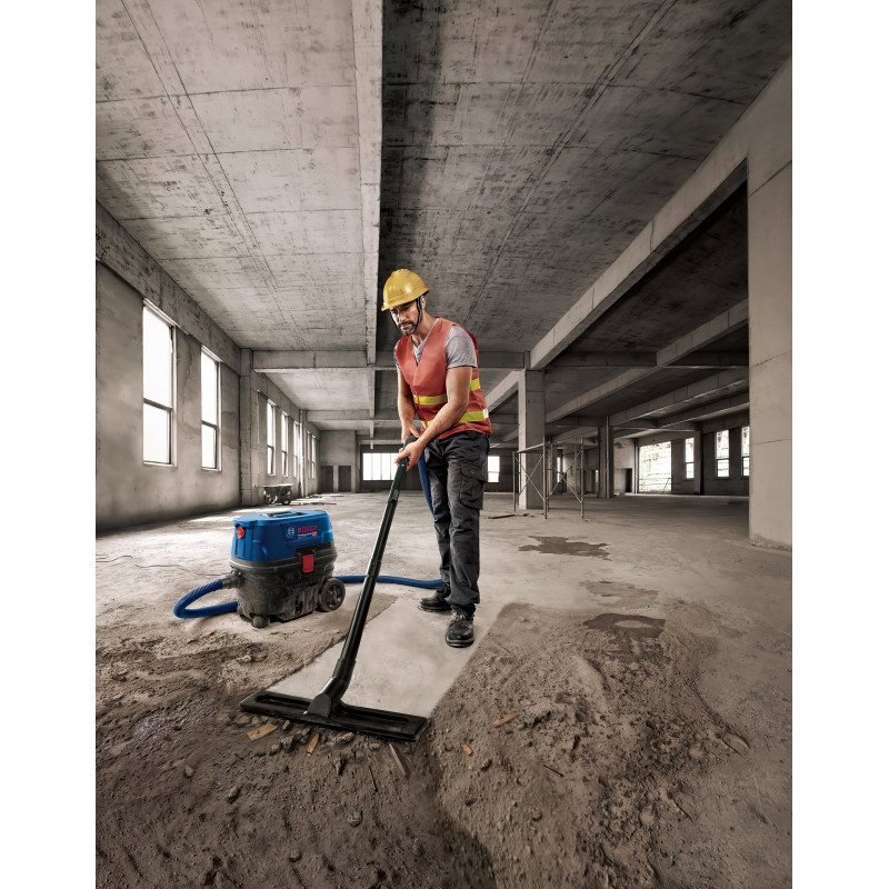 BOSCH Пилосос професійний GAS 12-25 PL, 1350Вт, 200мБар, контейнер 25л, НЕРА Н13, 9кг (060197C100)