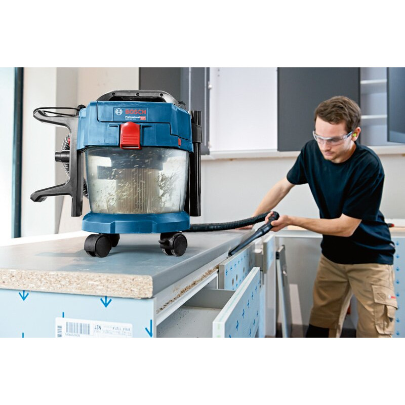 BOSCH Пилосос професійний акумуляторний GAS 18V-10 L, 18В, 90мБар, без АКБ та ЗП (06019C6302)