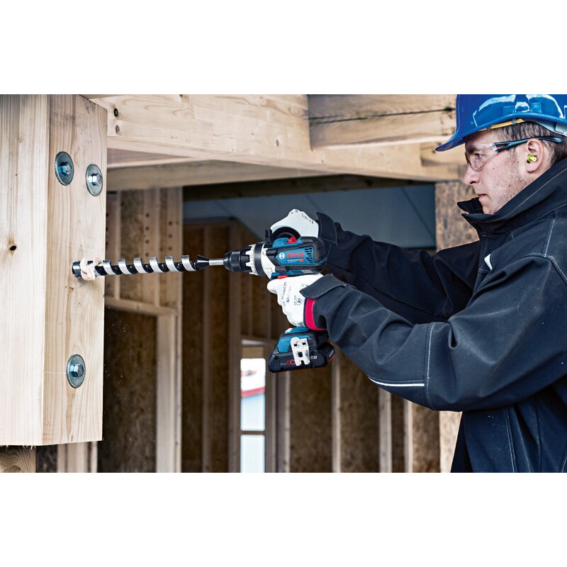 BOSCH Акумуляторний ударний шуруповерт Professional GSB 18V-110 C, solo (без АКБ і ЗП), L-BOXX 136 (06019G030A)