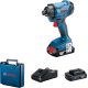 BOSCH Гайковерт ударний GDR 180-Li, акум., 2х18 В, 160 Нм, 1/4