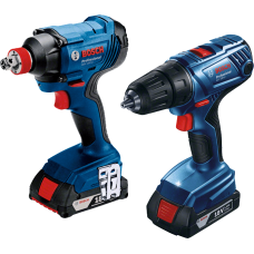 BOSCH Акумуляторний шурупокрут GDX180-LI+GSR 180-LI (06019G5222)