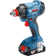 BOSCH Гайковерт ударний GDX 180-Li, акум., 2х18 В, 180 Нм, M6-M14, 1.1кг, кейс (06019G5223)