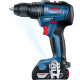 BOSCH Шурупокрут-дриль акумуляторний GSR 18 V-50, 18В 2*2Аг, 28/50/50 Нм, 20+1, 460/1800об/хв, ЗП, кейс, аксесуари, 1кг (06019H5004)
