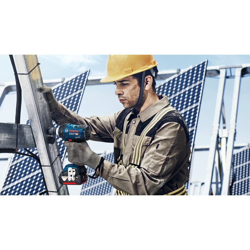 BOSCH Гайкокрут Professional GDS 18V-400 акум, 400 Нм, 0-2500 об/хв, валіза, зажим квадрат, 1.25 кг, без АКБ та ЗП (06019K0021)