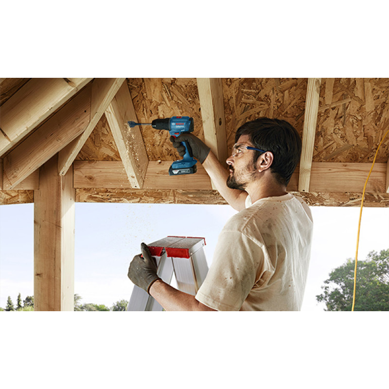 BOSCH Шурупокрут-дриль акумуляторний GSR 185-LI 18В 2х2.0А·год 50Нм 500·1900об·хв 0.9кг (06019K3000)