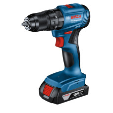 BOSCH Акумуляторний ударний дриль-шуруповерт GSB 185-LI,2 акумулятора 2.0 Ah, ЗП GAL 18V-20, кейс (06019K3100)