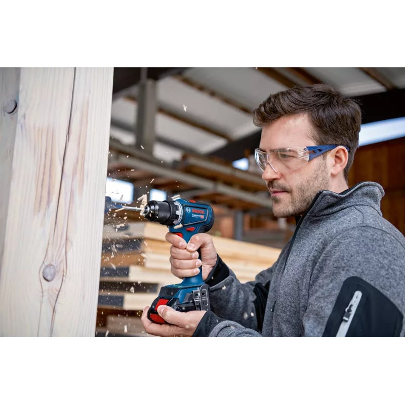BOSCH Шурупокрут-дриль ударний акумуляторний GSR 18V-90 C 18В 36-64Нм 0-2100об·хв кейс 1.1кг без АКБ та ЗП (06019K6002)