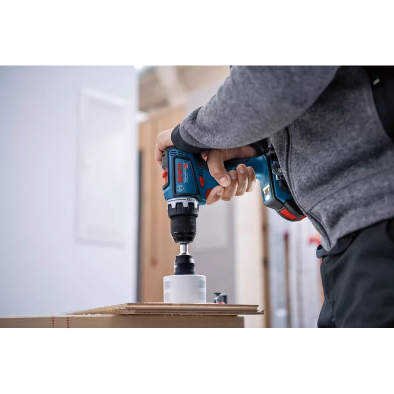 BOSCH Шурупокрут-дриль ударний акумуляторний GSR 18V-90 C 18В 36-64Нм 0-2100об·хв кейс 1.1кг без АКБ та ЗП (06019K6002)