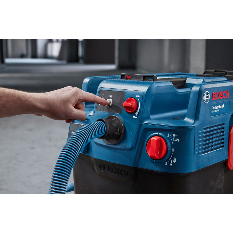 BOSCH Пилосос професійний GAS 400 A, 1200Вт, 240мБар, контейнер 40л, 14кг (06019M0020)