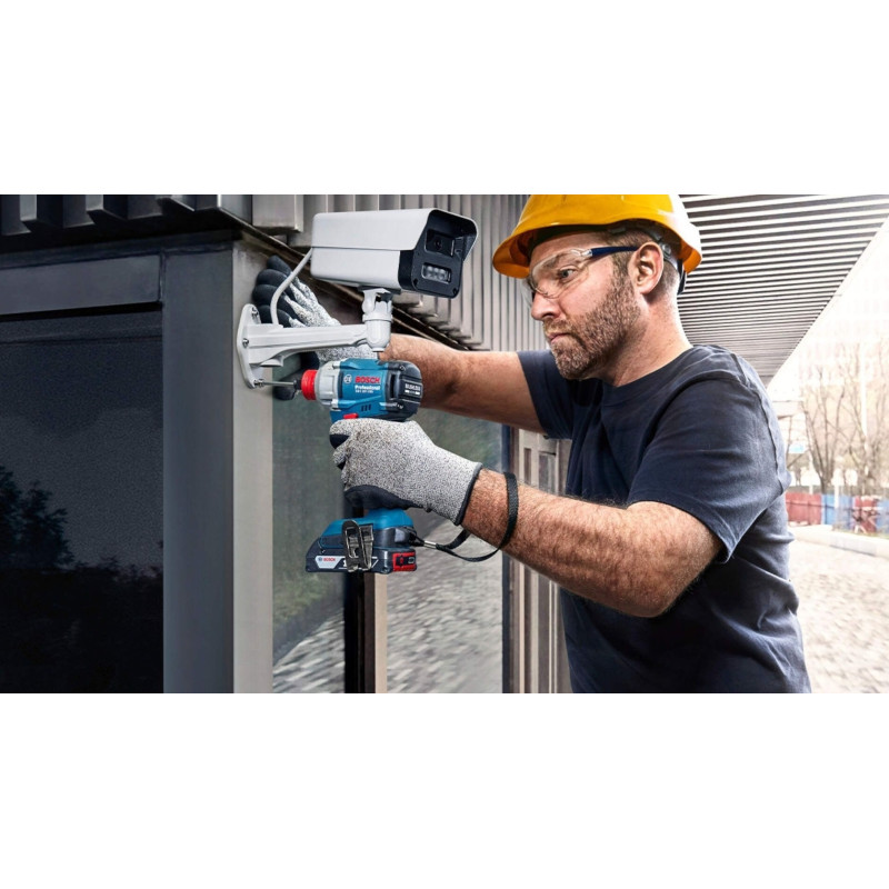 BOSCH Гвинтоверт ударний акумуляторний GDR 18V-215 18В АКБ 2х2А·год 3800об·хв 215Нм M6-M16 ЗП GAL18V-20 кейс 1кг (06019N2022)