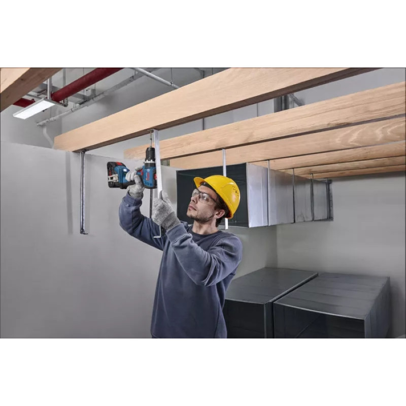 BOSCH Шурупокрут-дриль акумуляторний GSB 18V-65 18В 31·65Нм 0-2100об·хв 1.12кг без АКБ та ЗП (06019N3300)