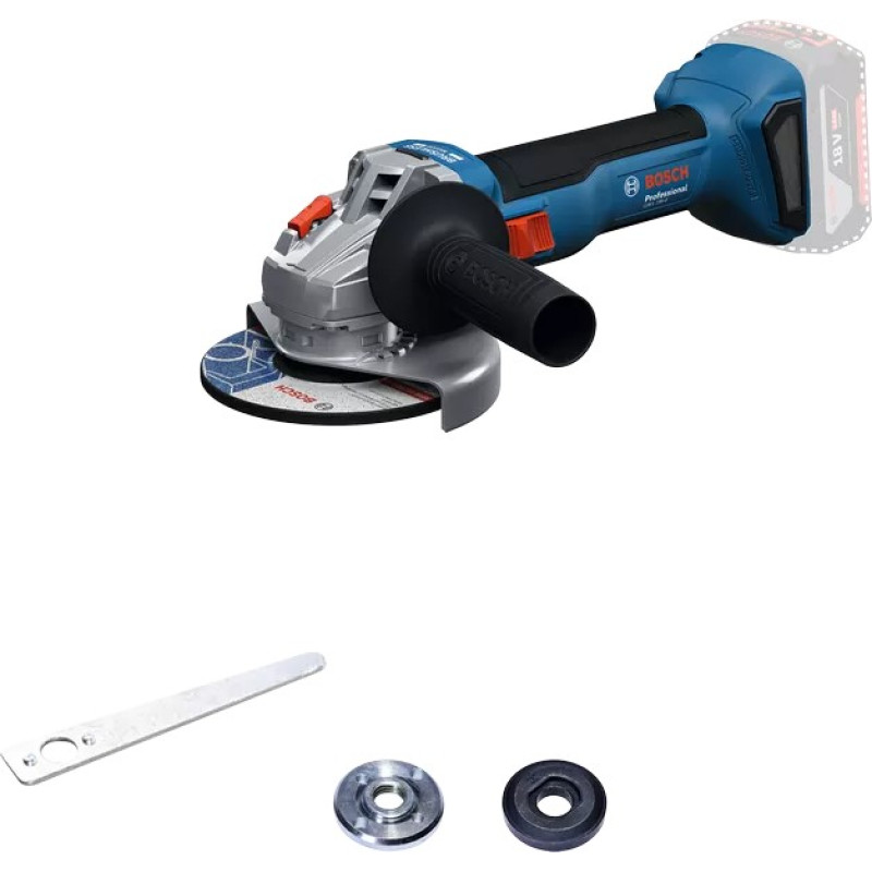 BOSCH Шліфмашина кутова акумуляторна GWS 18V-8 125мм11000об·хв 1.6кг без АКБ і ЗП (06019N9000)