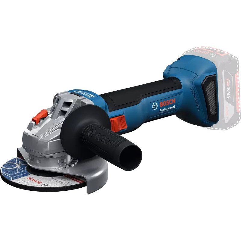 BOSCH Шліфмашина кутова акумуляторна GWS 18V-8 125мм11000об·хв 1.6кг без АКБ і ЗП (06019N9000)