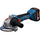 BOSCH Шліфмашина кутова акумуляторна GWS 18V-8 125мм 18В 2x5А·год 0-11000об·хв 1.7кг кейс ЗПGAL 18V-40 (06019N9003)