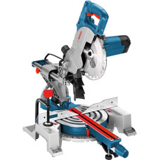 BOSCH Пила торцювальна GCM 800 SJ з протяжкою, 1400Вт, диск 216,мм поворот Л та П 47°, нахил Л 45°, 13.5кг (0601B19000)
