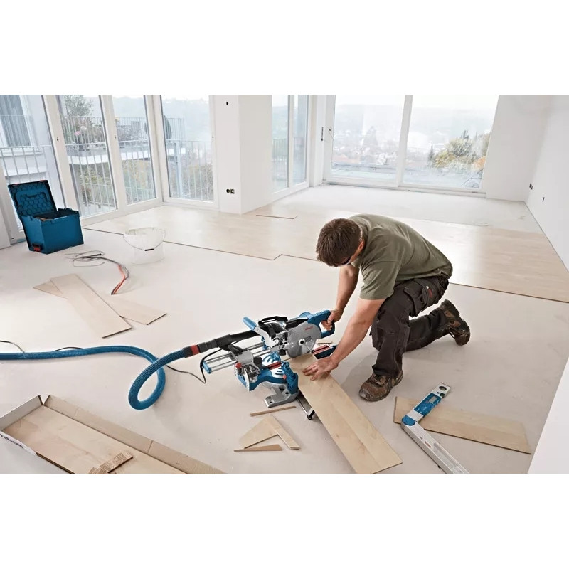 BOSCH Пила торцювальна Professional GCM 8 SJL 1600Вт диск 216мм 17.3кг (0601B19100)