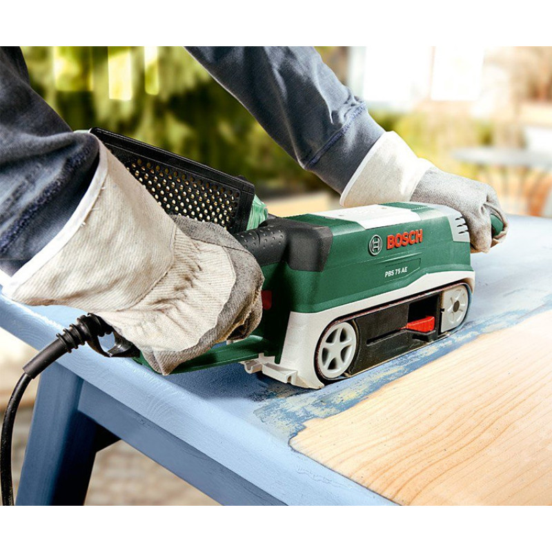 BOSCH Шліфмашина стрічкова PBS 75 A 710Вт стрічка 533х75мм 350м·хв 3.4кг (06032A1000)