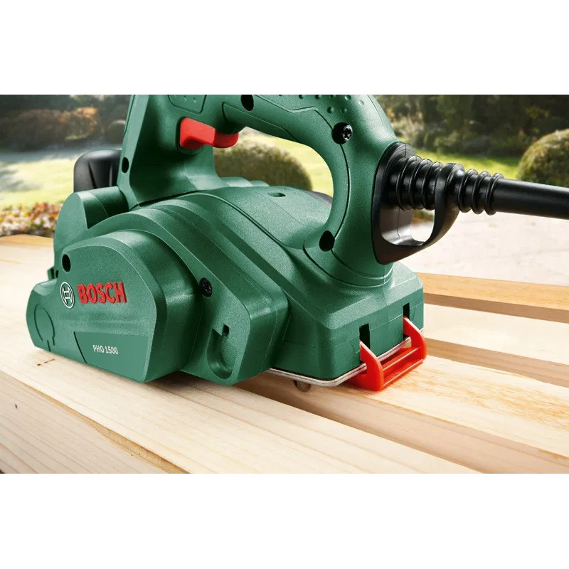 BOSCH Рубанок PHO 1500 280Вт 82мм стругання до 1.5мм 2.55кг (06032A4000)