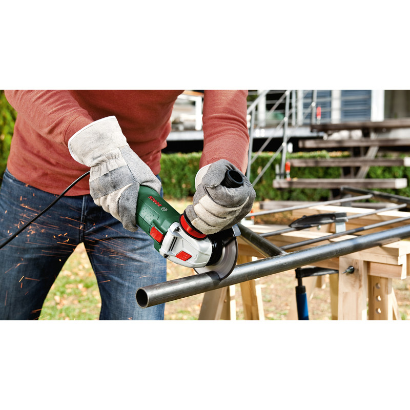 BOSCH Кутова шліфувальна машина (болгарка) PWS 850-125 (06033A270B)