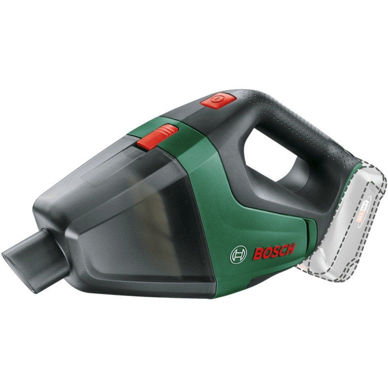 BOSCH Пилосос професійний акумуляторний UniversalVac 18, 18В, 9кПа, контейнер 0.5л, 1.3кг без АКБ та ЗП (06033B9102)