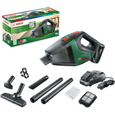 BOSCH Пилосос UniversalVac 18, акумуляторний, 18В, 2.5Ач, 9кПа, 1.3кг (06033B9103)