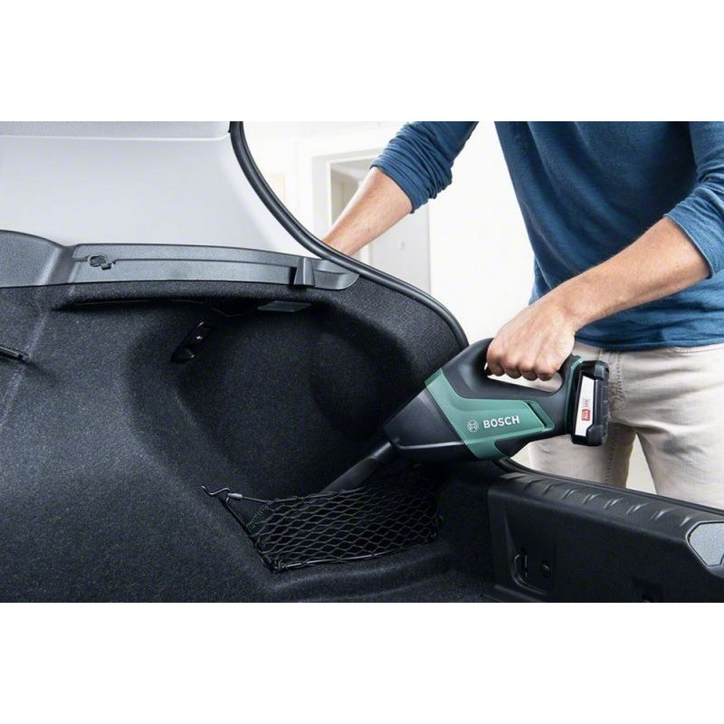 BOSCH Пилосос UniversalVac 18, акумуляторний, 18В, 2.5Ач, 9кПа, 1.3кг (06033B9103)