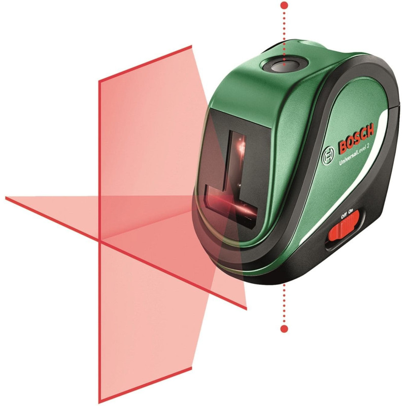 BOSCH Нівелір лазерний UniversalLevel2, до 10м, 0.5мм/м, 0.46кг (0603663803)