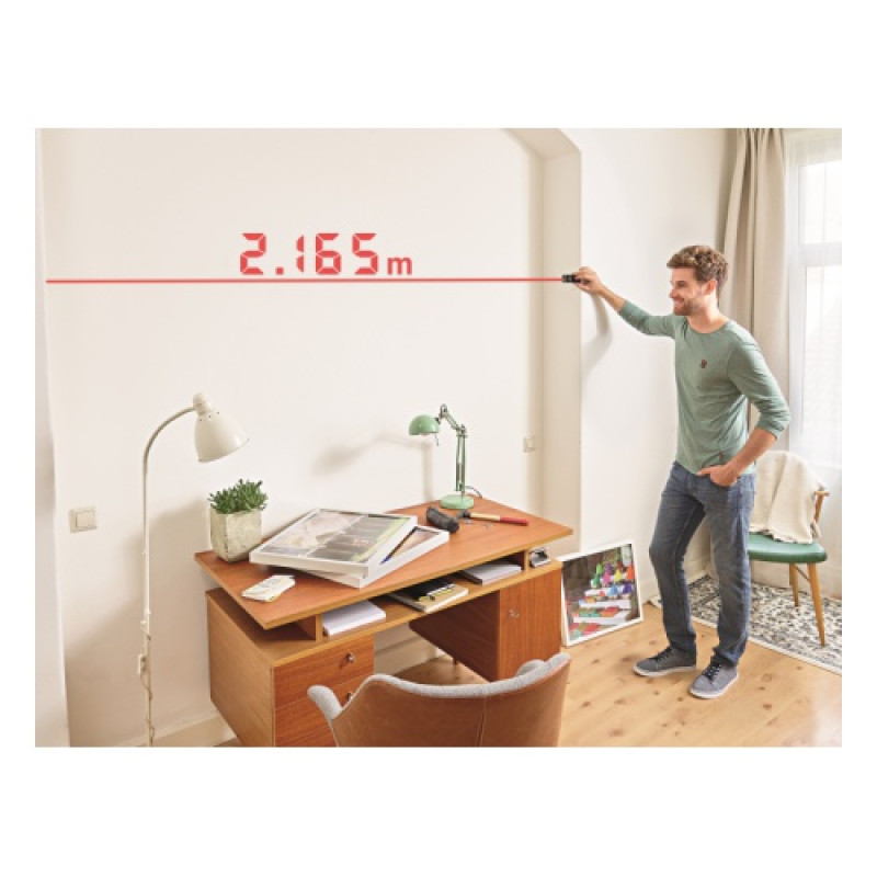 BOSCH Далекомір лазерний Zamo, 0.15–20м, ±3мм, 0.085кг (0603672700)
