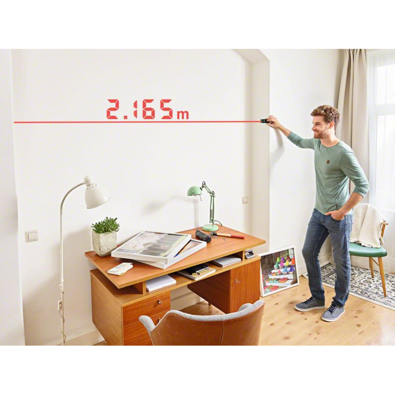 BOSCH Далекомір лазерний Zamo SET, 0.15–20м, ±3мм, + 3 адаптера (0603672701)
