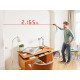 BOSCH Далекомір лазерний Zamo SET, 0.15–20м, ±3мм, + 3 адаптера (0603672701)