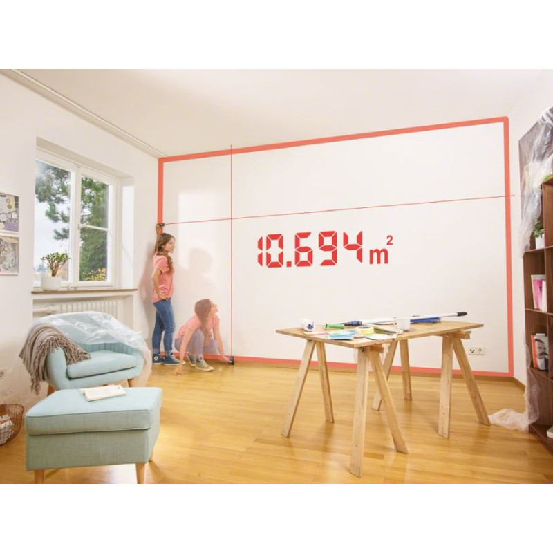 BOSCH Далекомір лазерний Zamo SET, 0.15–20м, ±3мм, + 3 адаптера (0603672701)