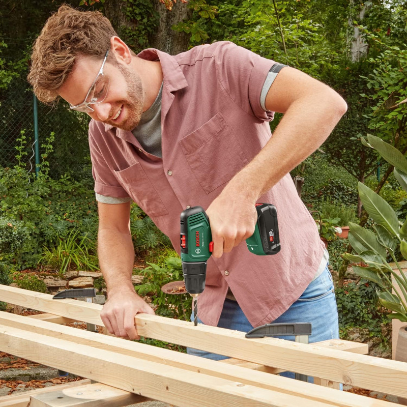 BOSCH Шурупокрут-дриль акумуляторний EasyImpact 18V-40 18В 1х2А·год 20·38Нм 0-430·0-1630об·хв кейс ЗП 1.4кг (06039D8003)