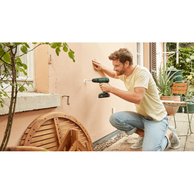 BOSCH Шурупокрут-дриль акумуляторний EasyImpact 18V-40 18В 1х2А·год 20·38Нм 0-430·0-1630об·хв кейс ЗП 1.4кг (06039D8107)