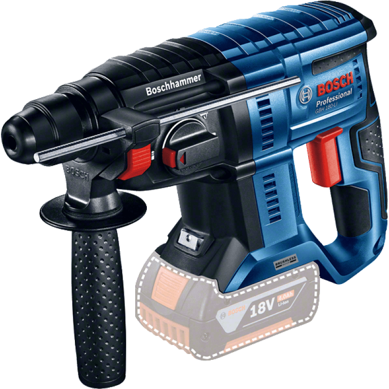 BOSCH Акумуляторний перфоратор Professional GBH 180-LI, solo (без АКБ и ЗП) (0611911120)